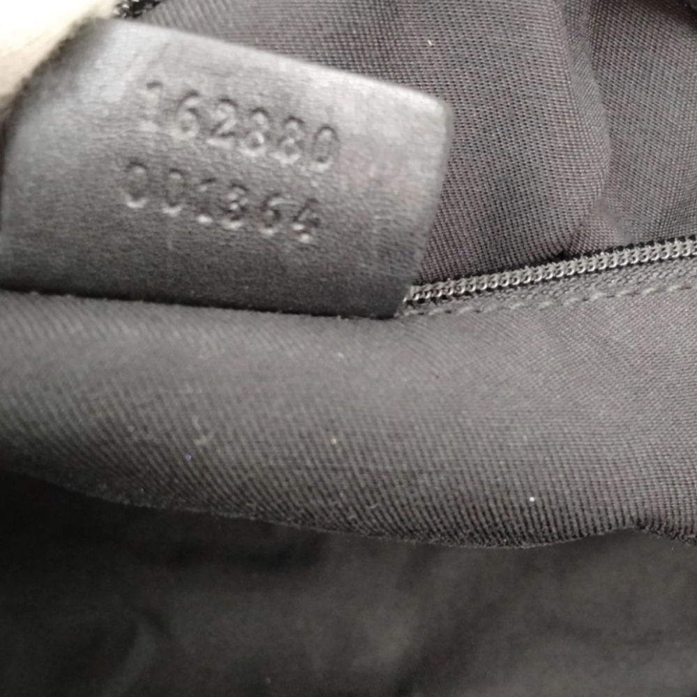 Gucci Sherry Line Black Suede Icon Bag - Picture 8 of 8